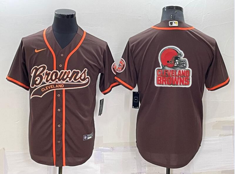 Men Cleveland Browns Blank brown 2022 Nike Co branded NFL Jerseys1->cleveland browns->NFL Jersey